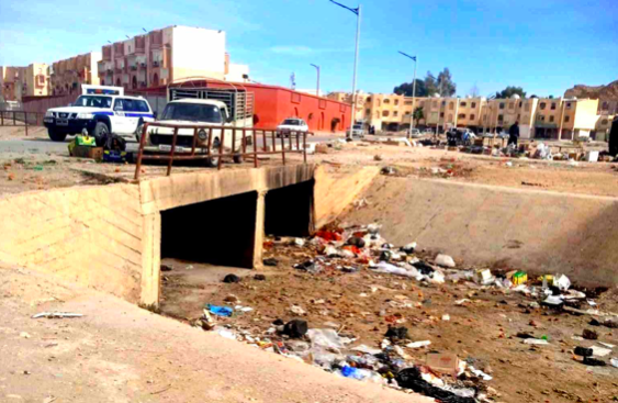 D’ouvrage hydraulique à dépotoir à ciel ouvert à Biskra : Quand les eaux pluviales charrient les nuisances