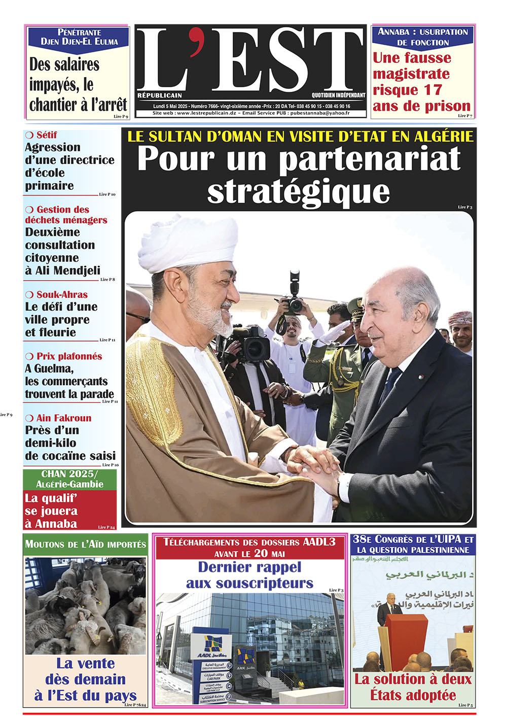 Lundi 5 mai 2025